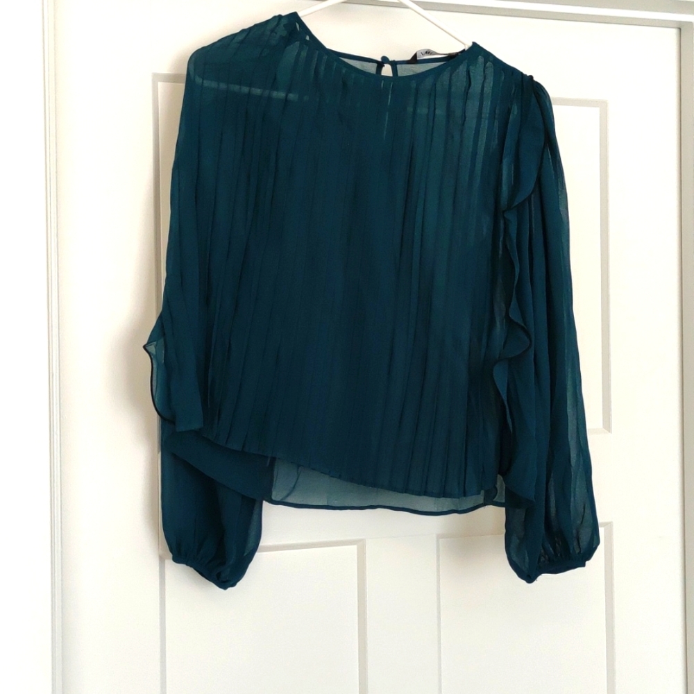 Zara, XS, Teal-green